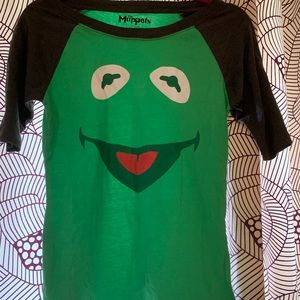 SUPER CUTE Kermit Baseball Tee!